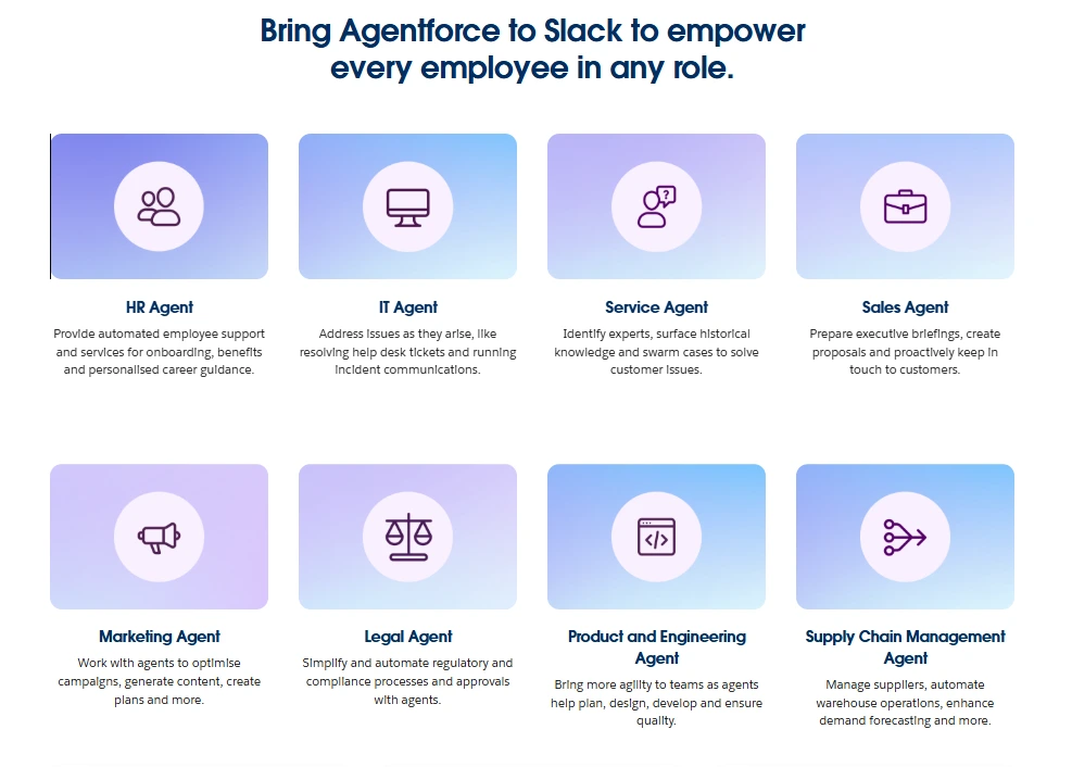 Integrate Agenforce with Slack