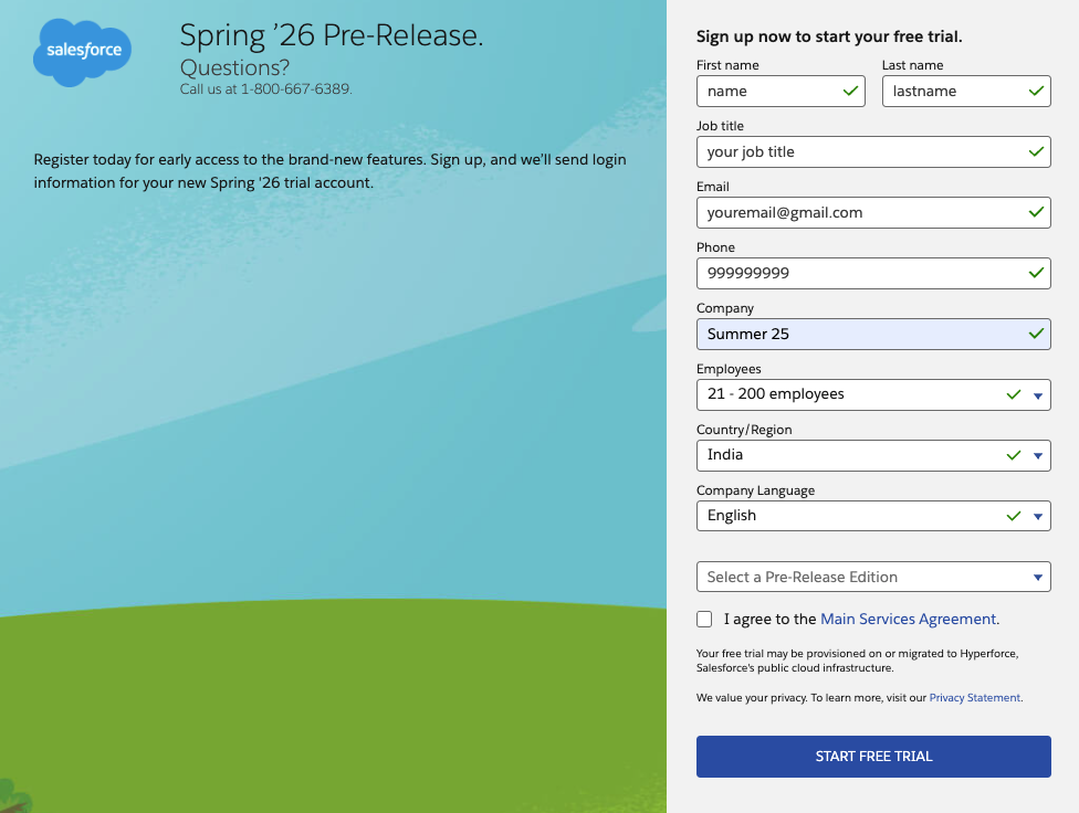 Spring ’26 Pre-Release