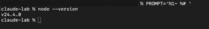 Node Version